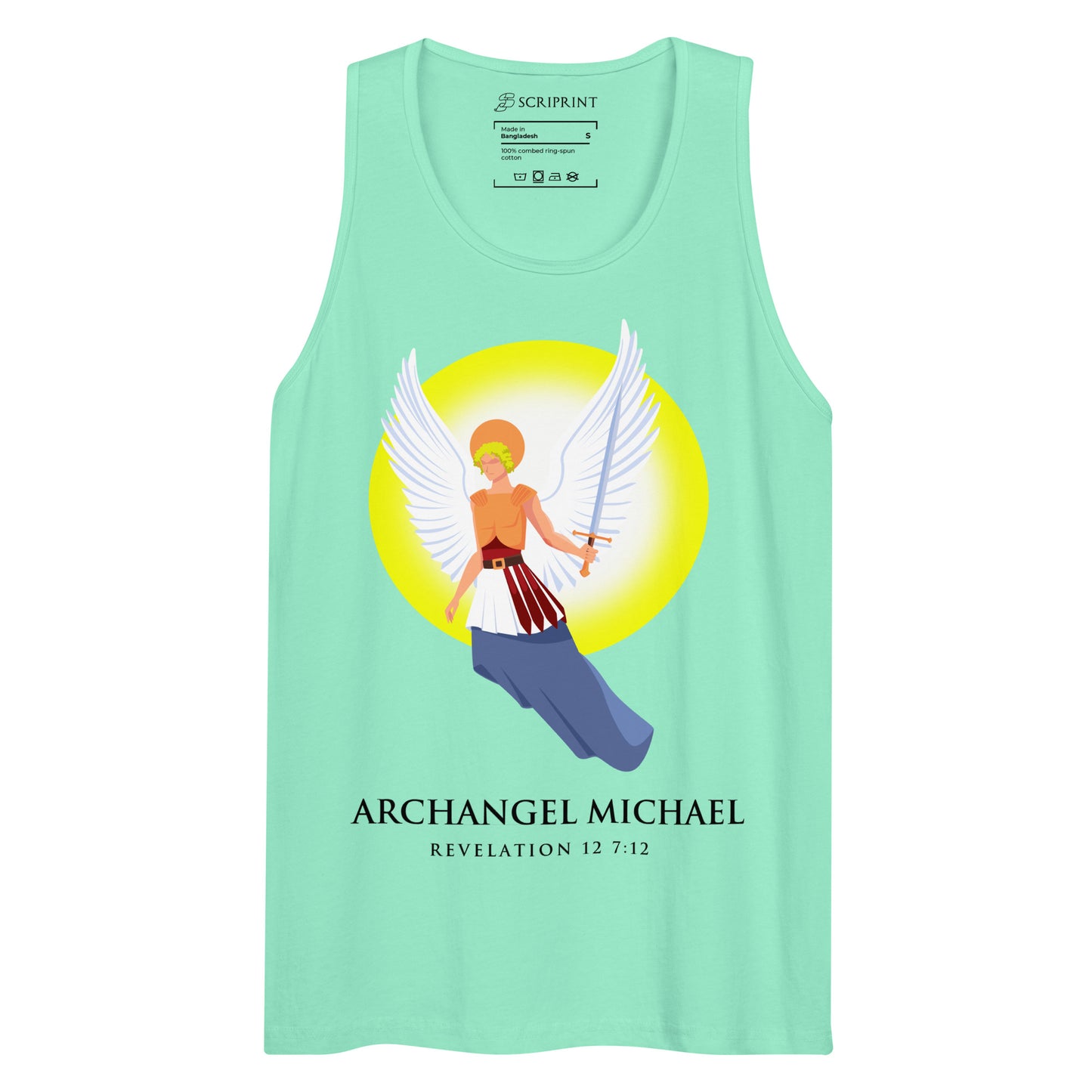 Archangel Michael Men’s Premium Tank Top