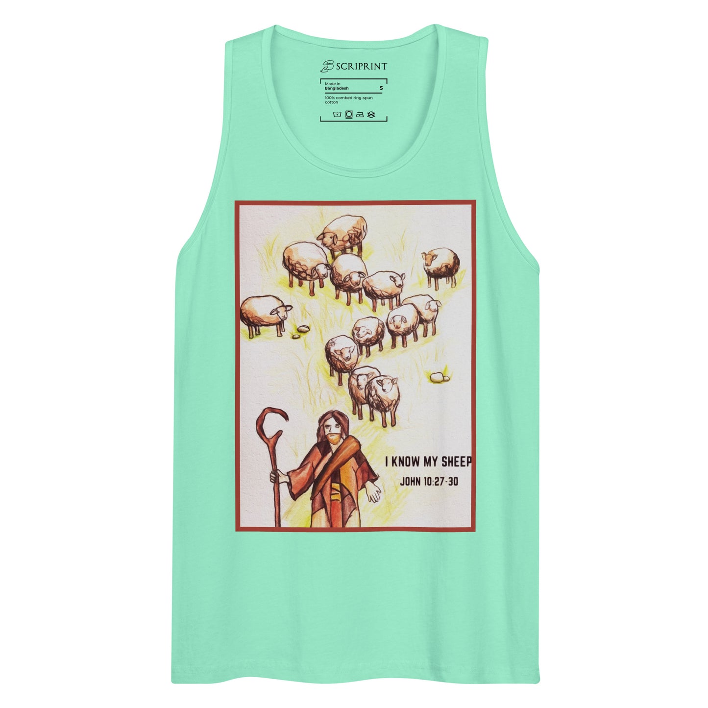 I Know My Sheep Men’s Premium Tank Top