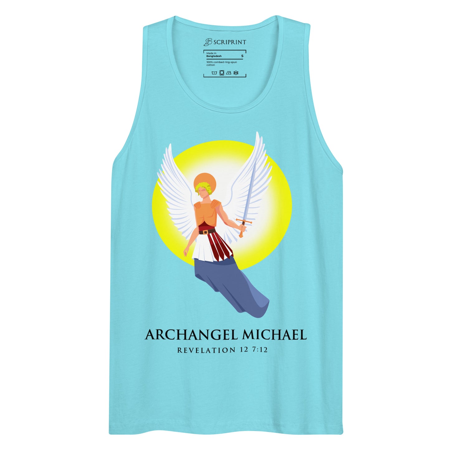 Archangel Michael Men’s Premium Tank Top