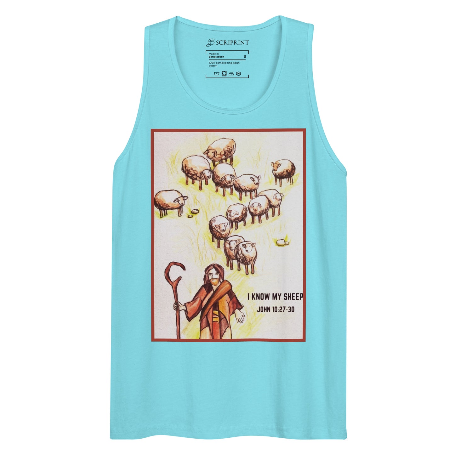 I Know My Sheep Men’s Premium Tank Top