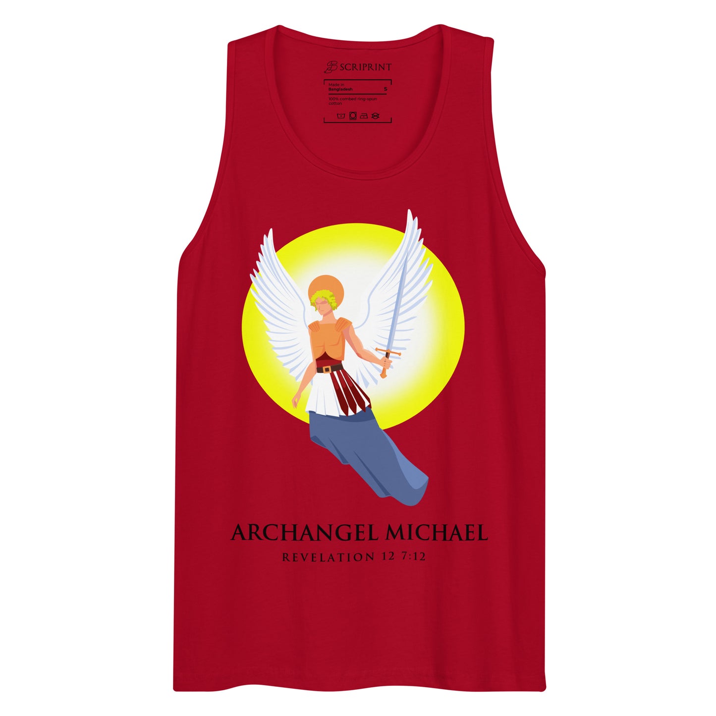 Archangel Michael Men’s Premium Tank Top