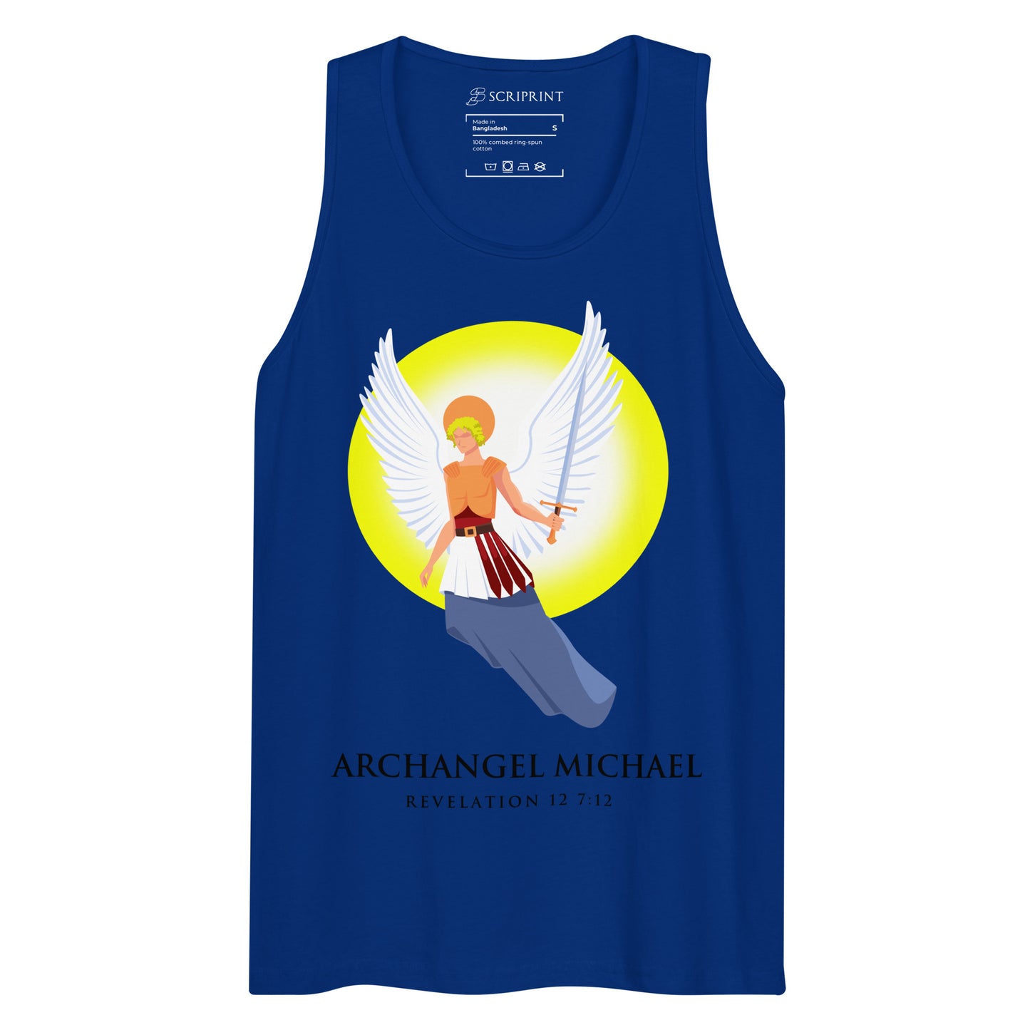 Archangel Michael Men’s Premium Tank Top