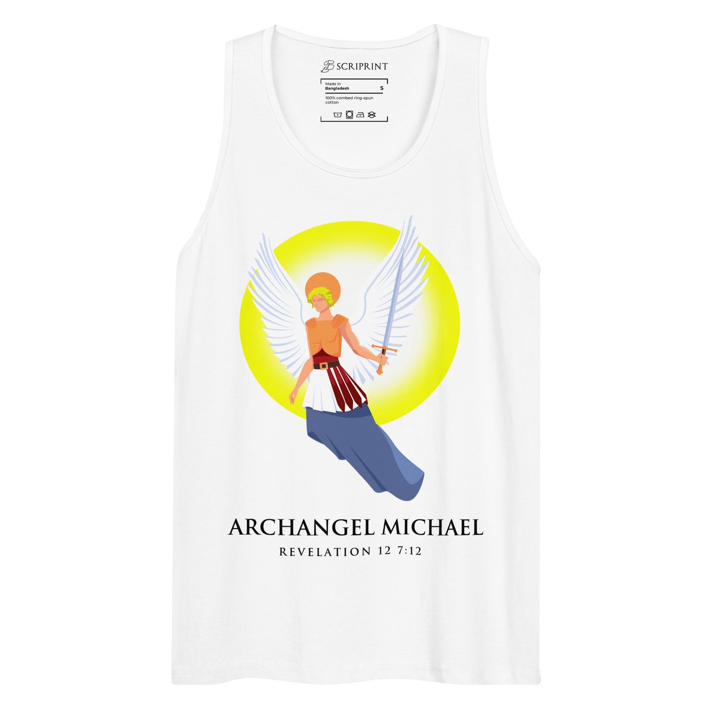 Archangel Michael Men’s Premium Tank Top