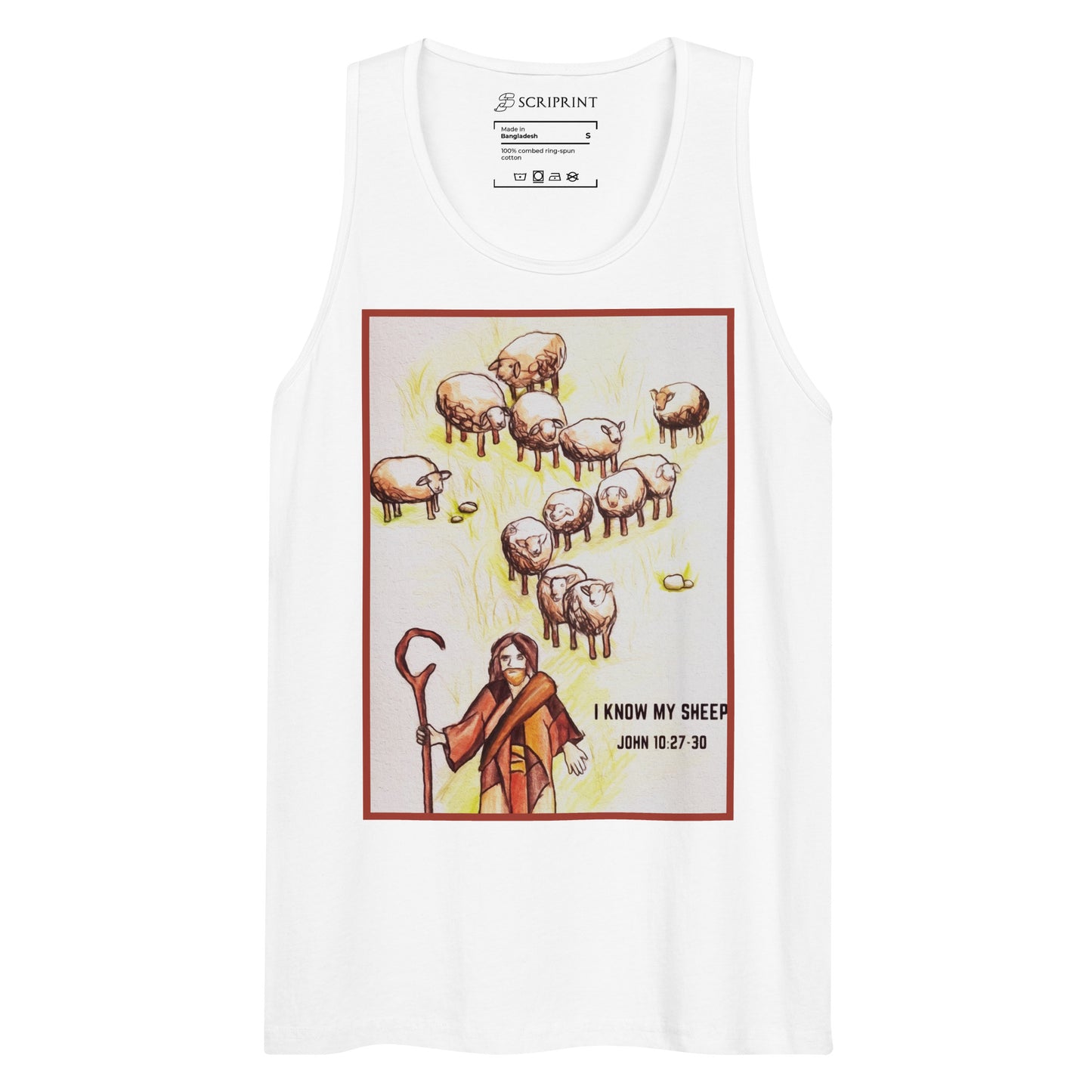 I Know My Sheep Men’s Premium Tank Top