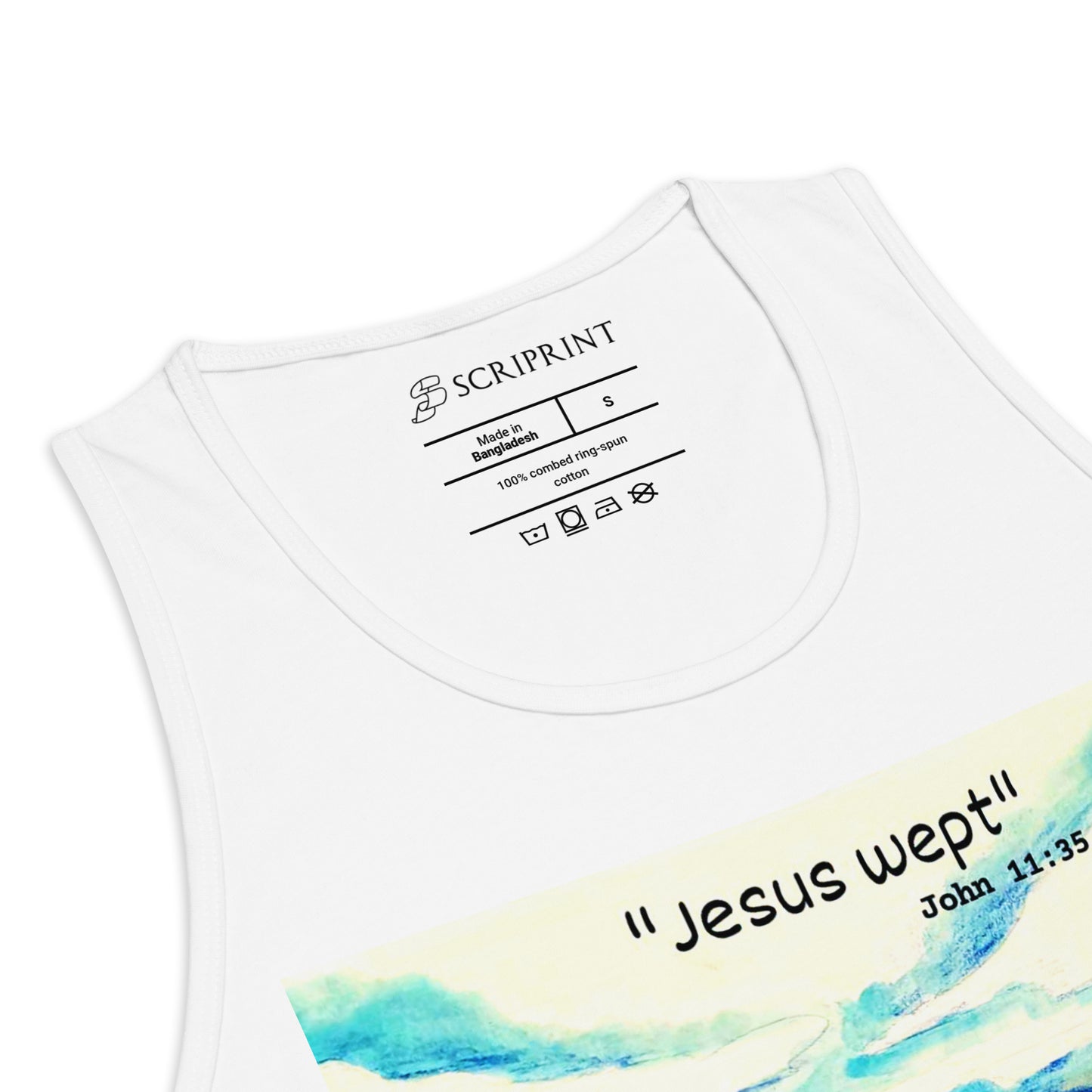 Jesus Wept Men’s Premium Tank Top