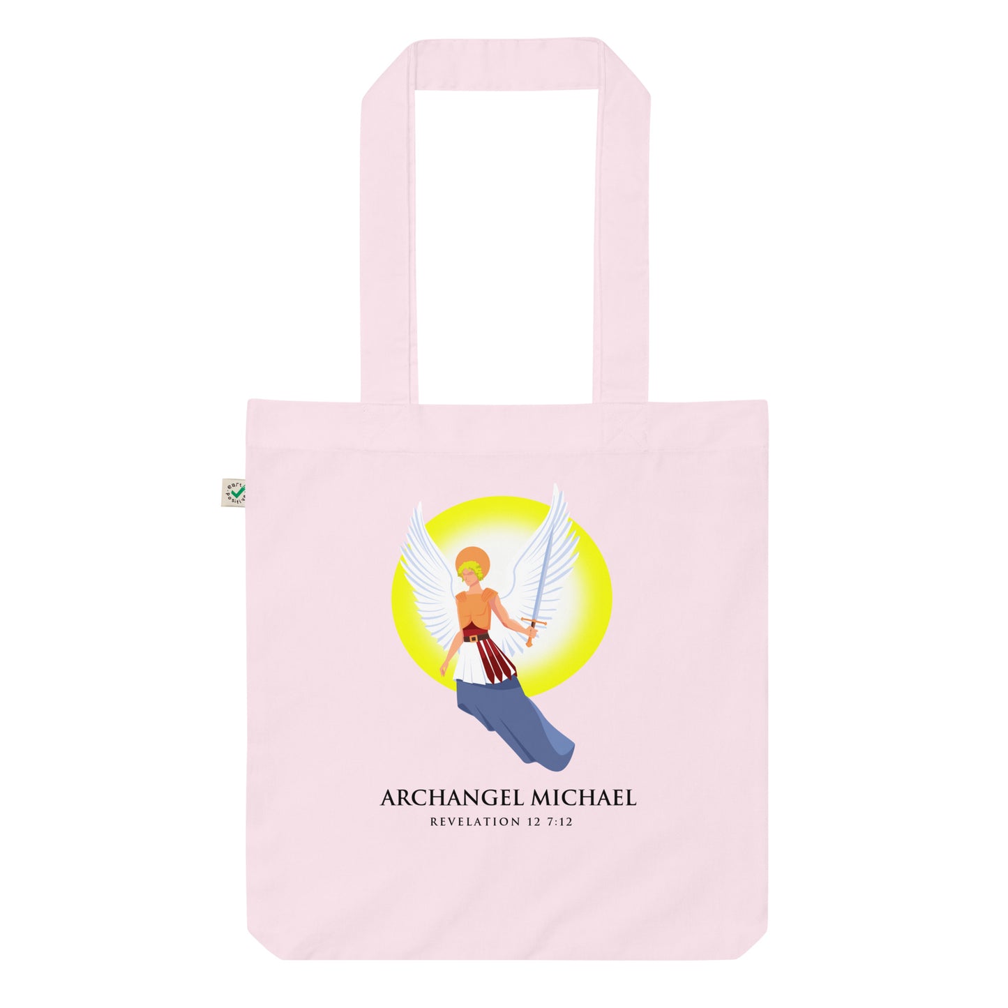 Archangel Michael Organic Fashion Tote Bag