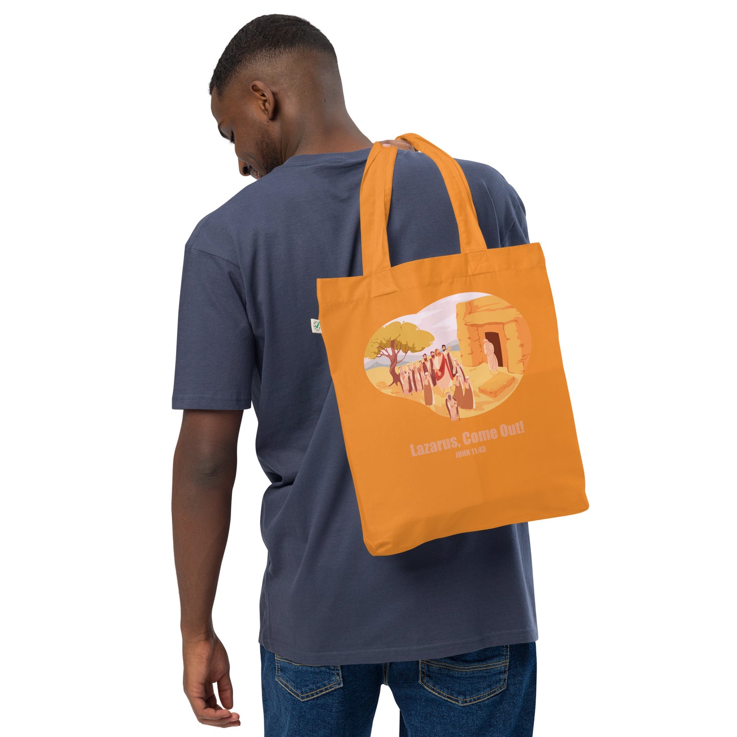 Lazarus, Come Out! Organic Fashion Tote Bag