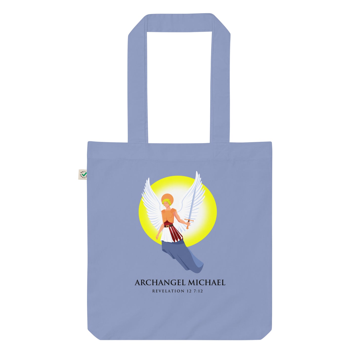 Archangel Michael Organic Fashion Tote Bag