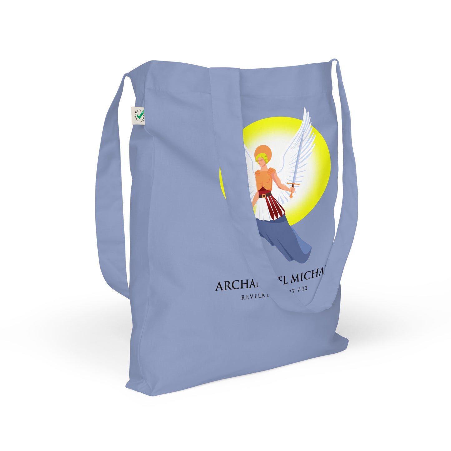 Archangel Michael Organic Fashion Tote Bag