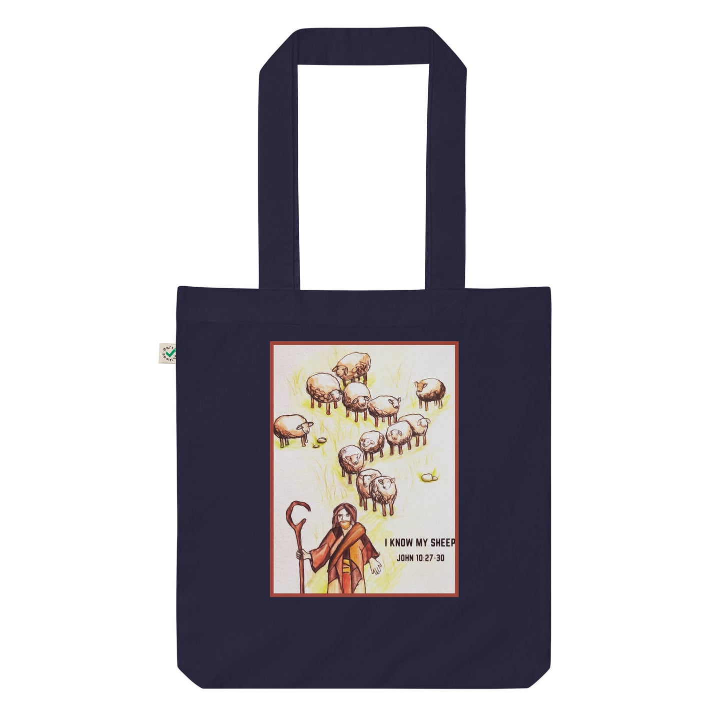 I Know My Sheep Organic Fashion Tote Bag