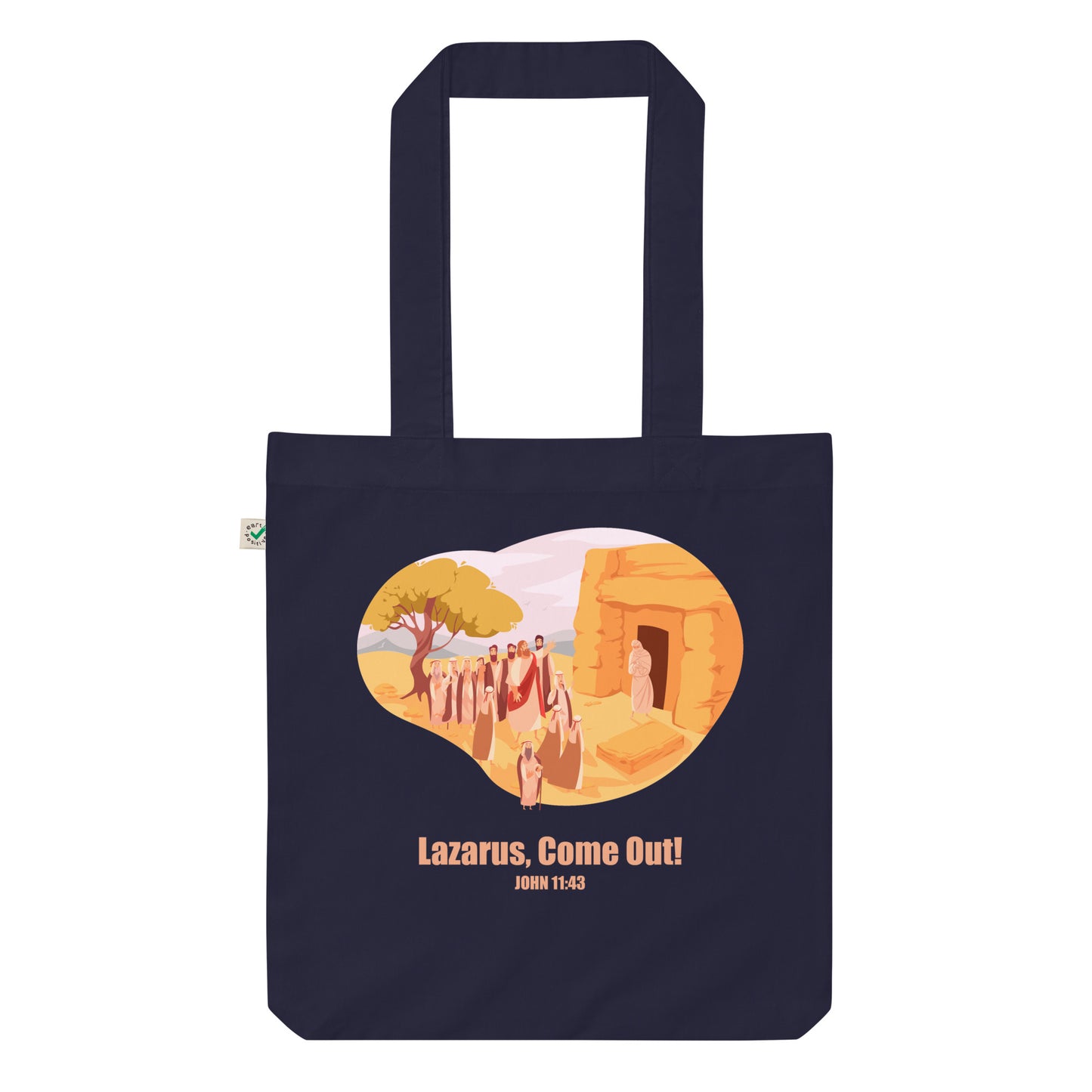 Lazarus, Come Out! Organic Fashion Tote Bag