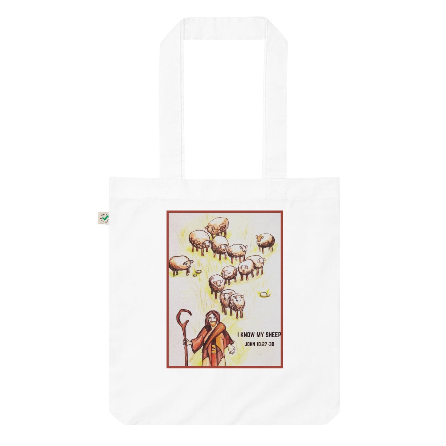 I Know My Sheep Organic Fashion Tote Bag