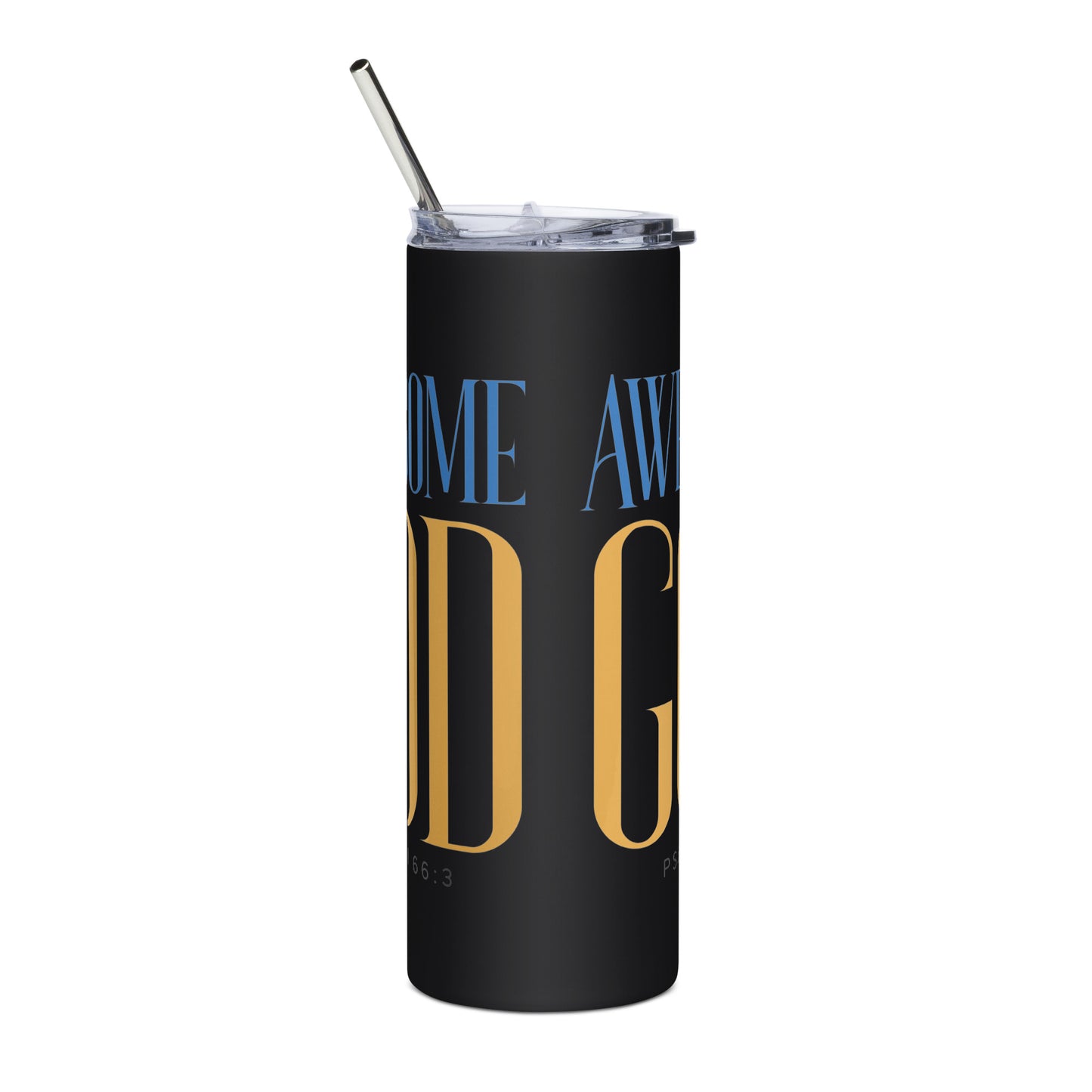 Awesome God Stainless Steel Tumbler
