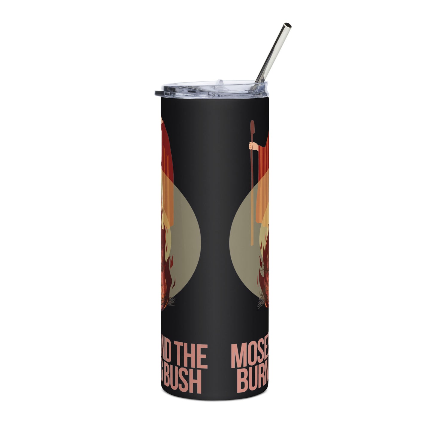 Moses and the Burning Bush Stainless Steel Tumbler