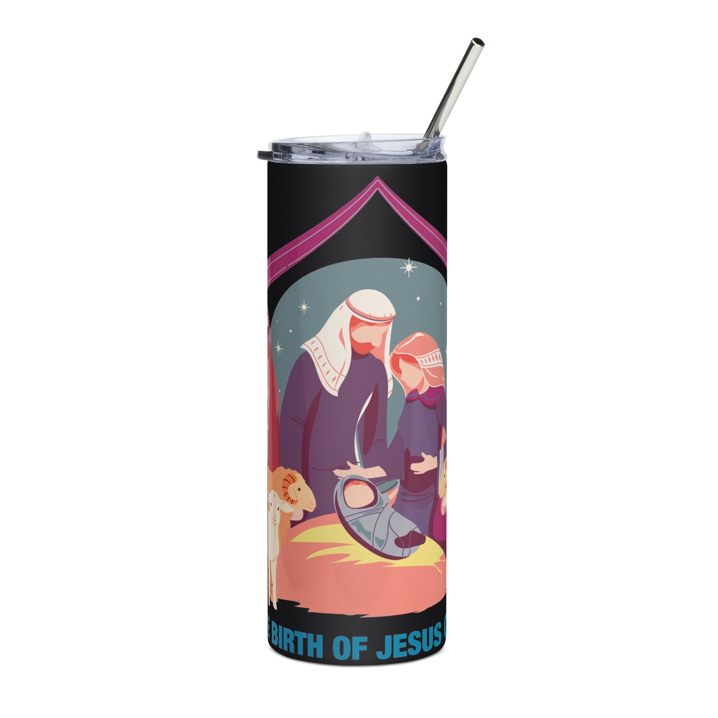 The Birth of Jesus Christ Stainless Steel Tumbler