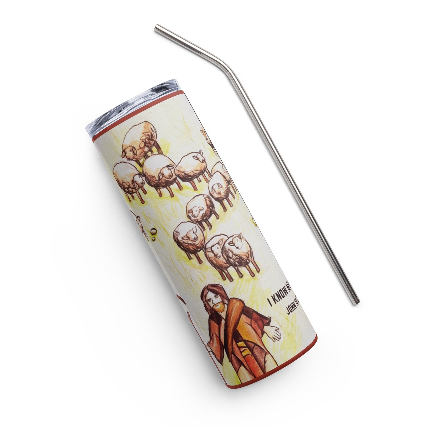 I Know My Sheep Stainless Steel Tumbler