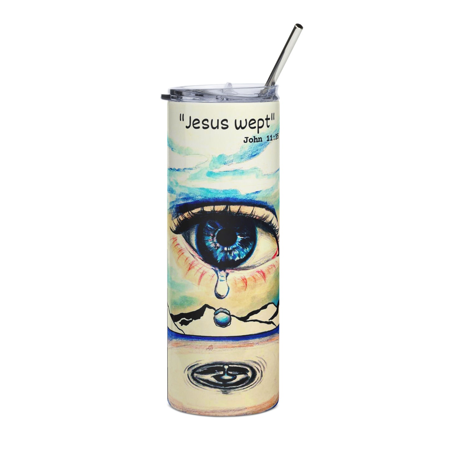 Jesus Wept Stainless Steel Tumbler