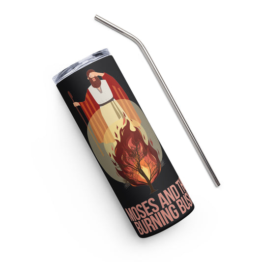Moses and the Burning Bush Stainless Steel Tumbler