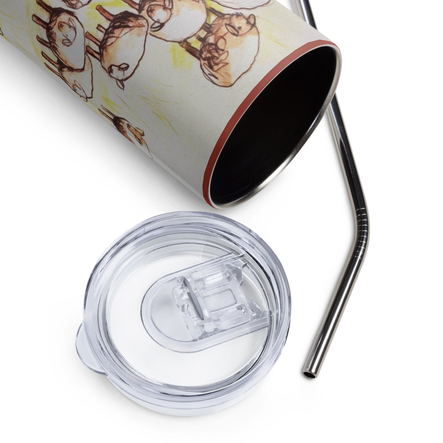 I Know My Sheep Stainless Steel Tumbler