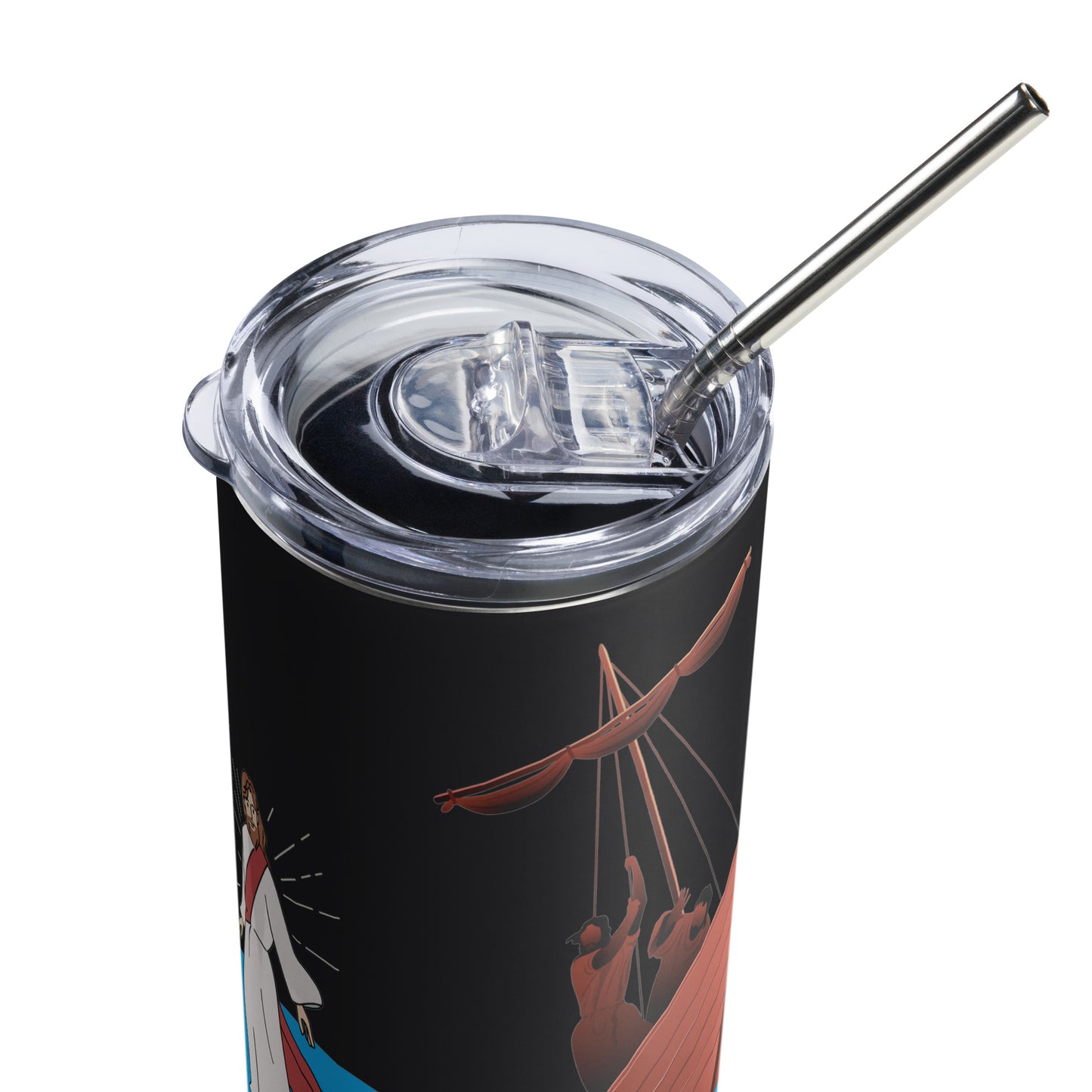 Jesus Walking on Water Stainless Steel Tumbler