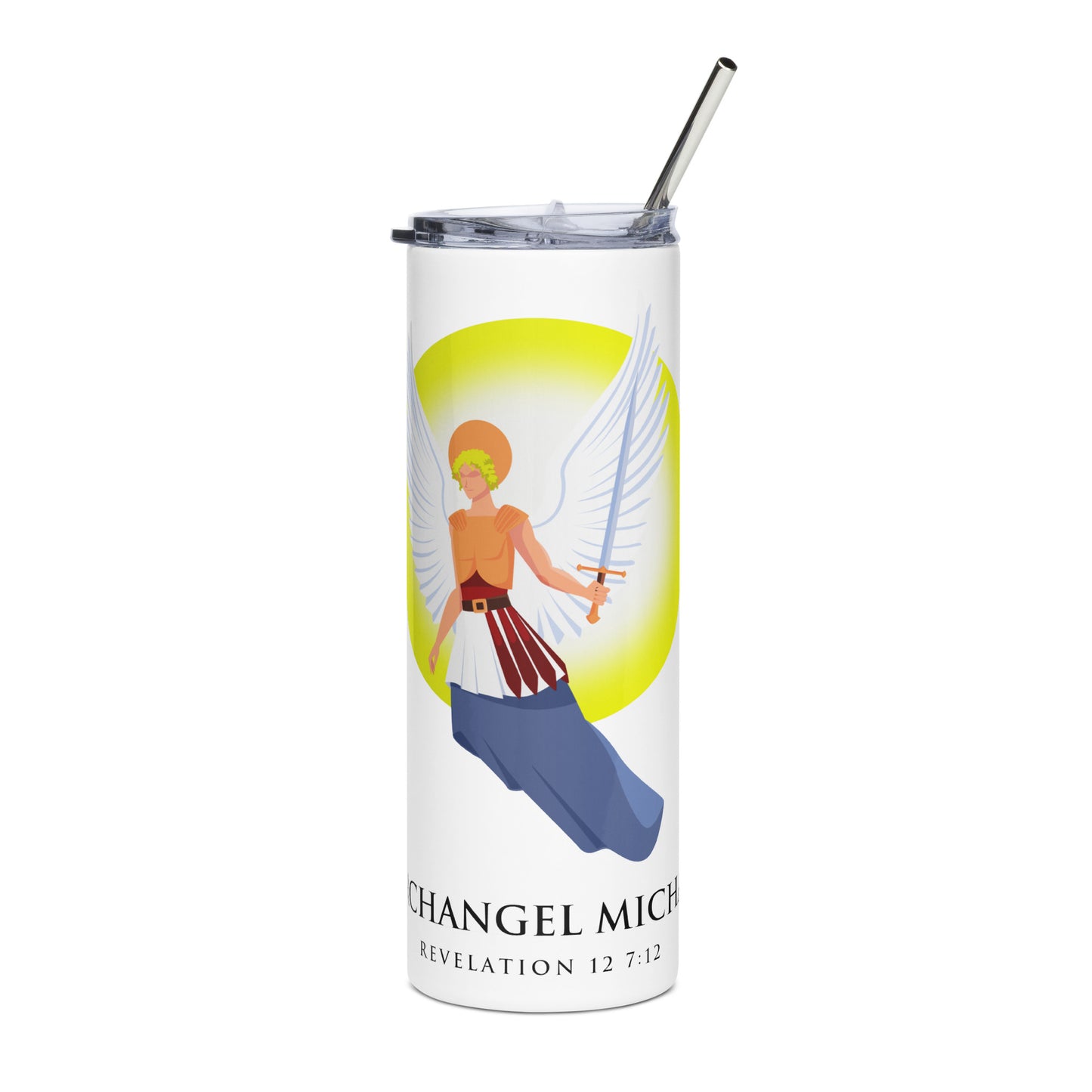 Archangel Michael Stainless Steel Tumbler