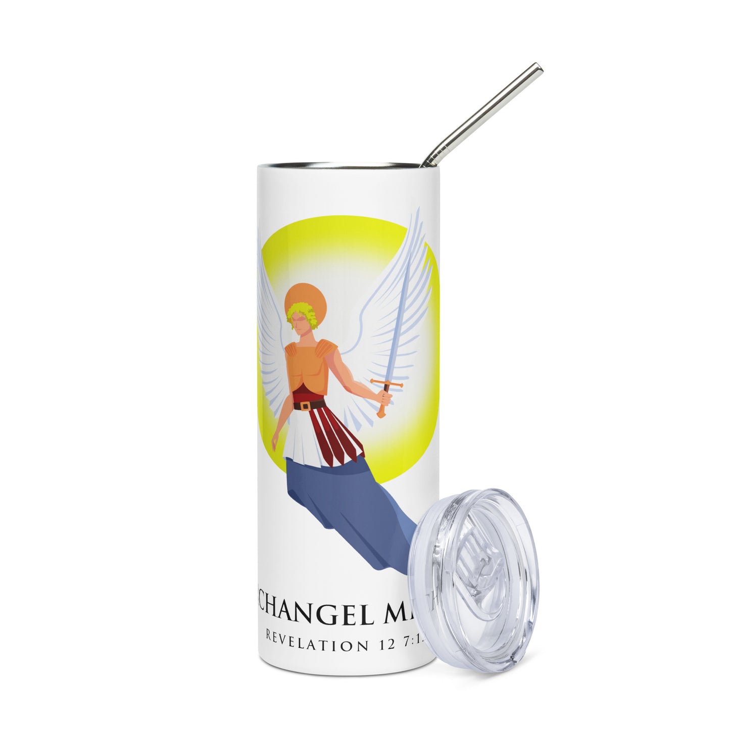 Archangel Michael Stainless Steel Tumbler