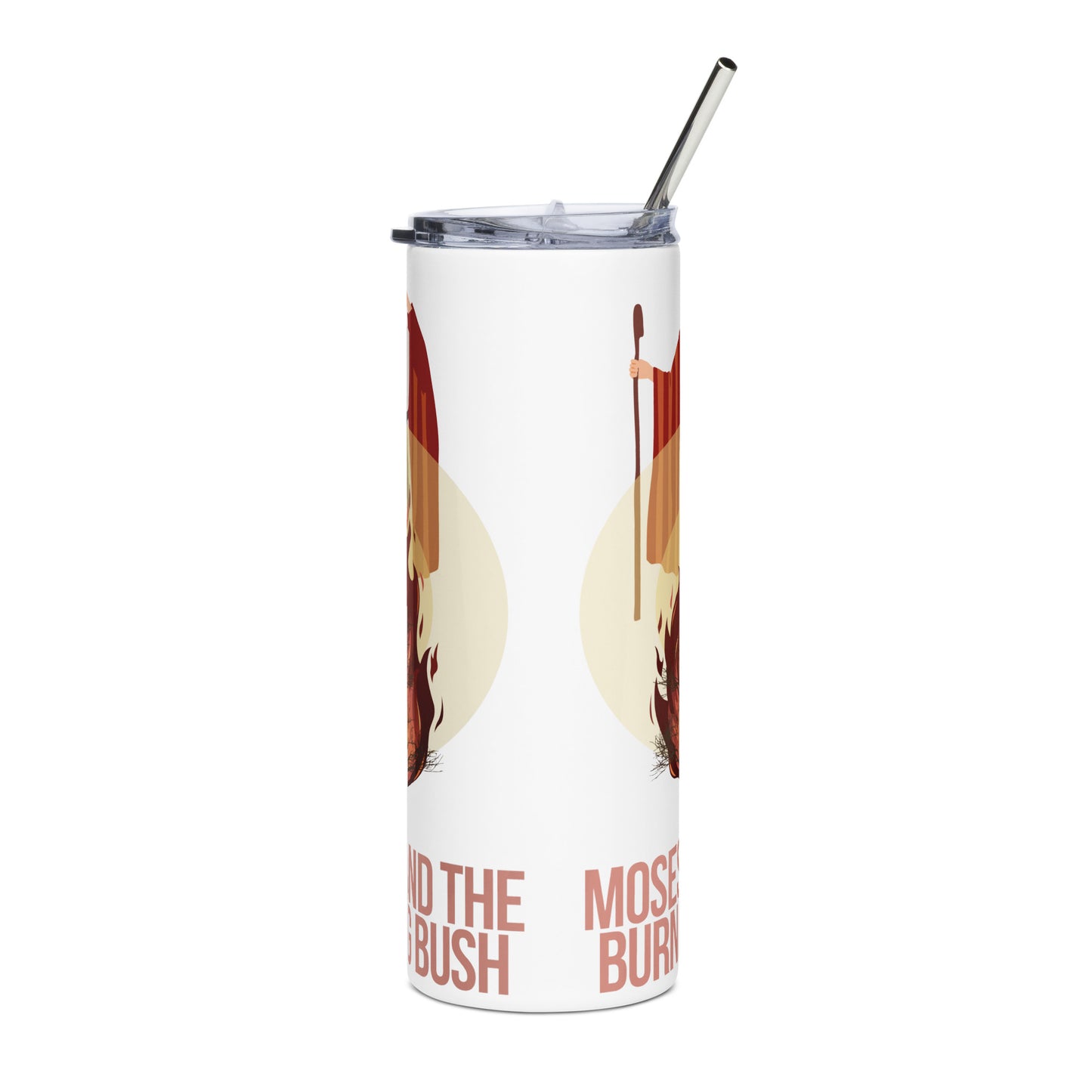 Moses and the Burning Bush Stainless Steel Tumbler