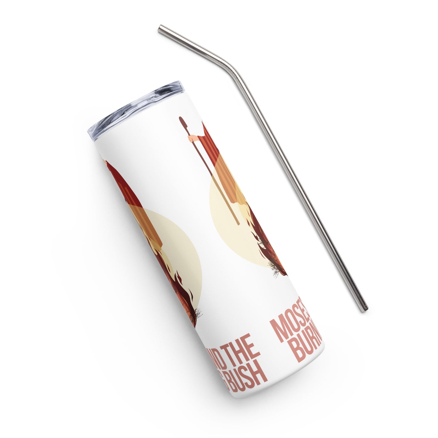 Moses and the Burning Bush Stainless Steel Tumbler
