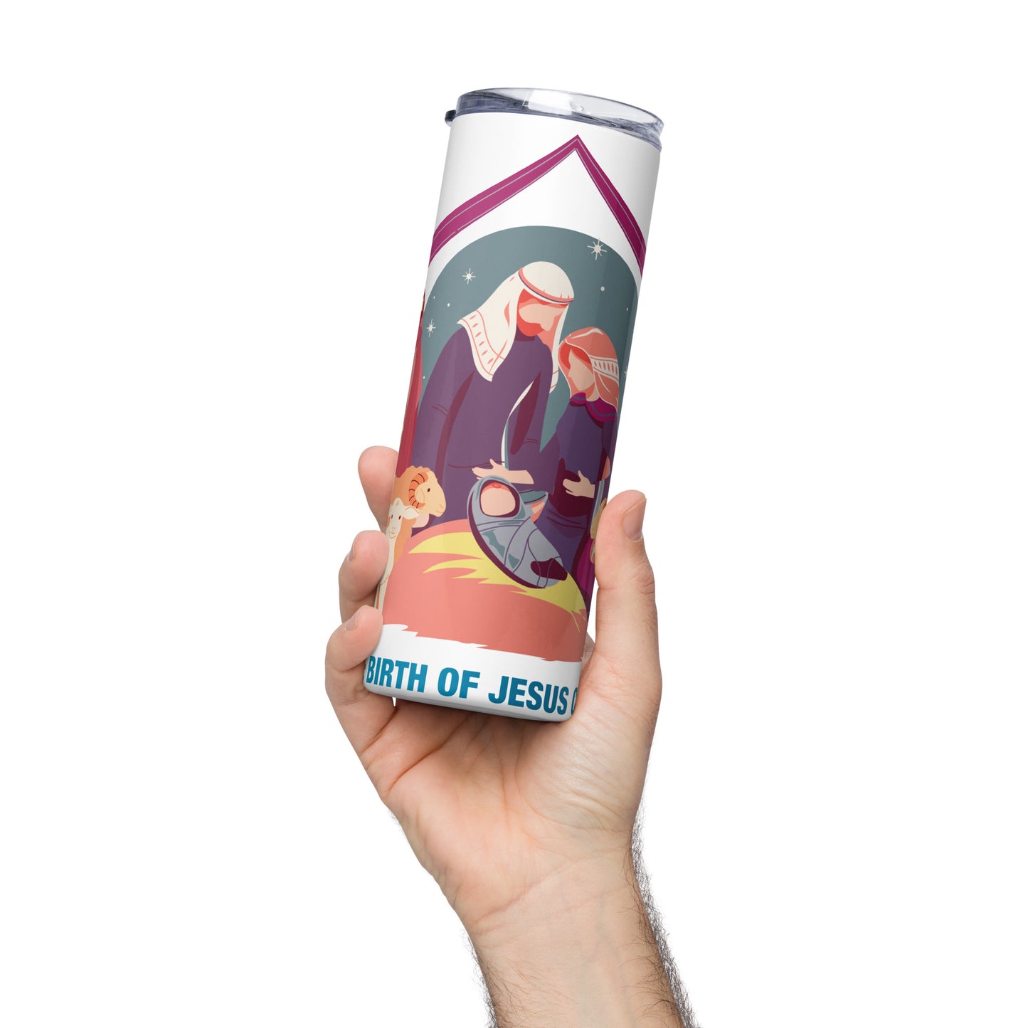 The Birth of Jesus Christ Stainless Steel Tumbler