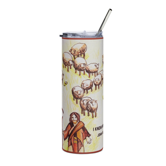 I Know My Sheep Stainless Steel Tumbler