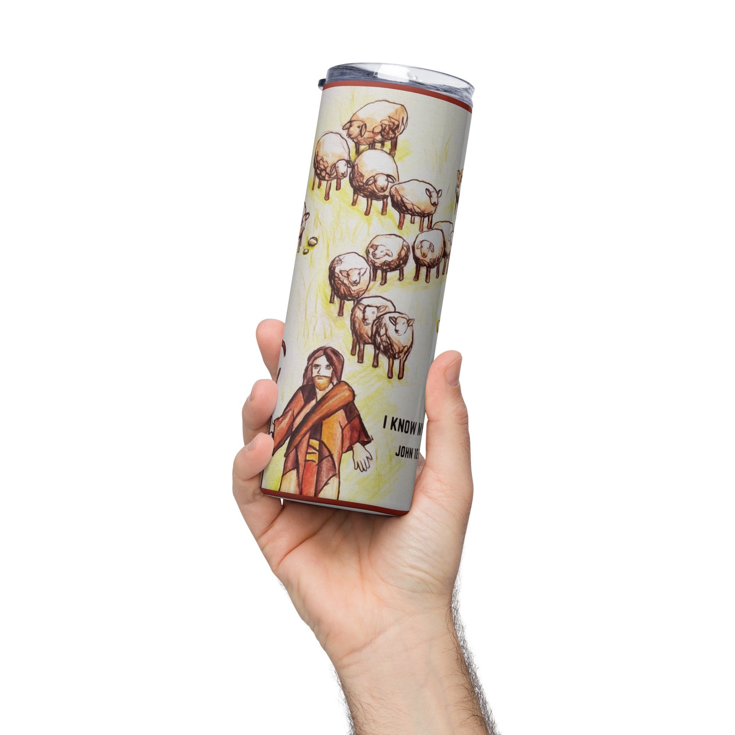 I Know My Sheep Stainless Steel Tumbler