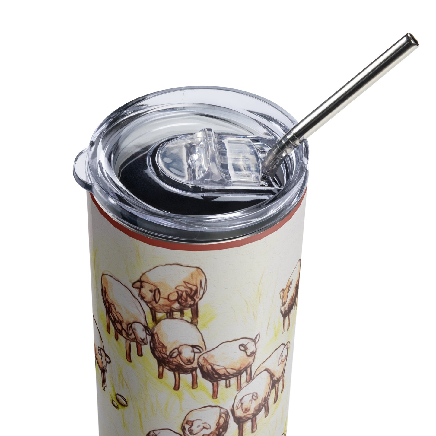 I Know My Sheep Stainless Steel Tumbler