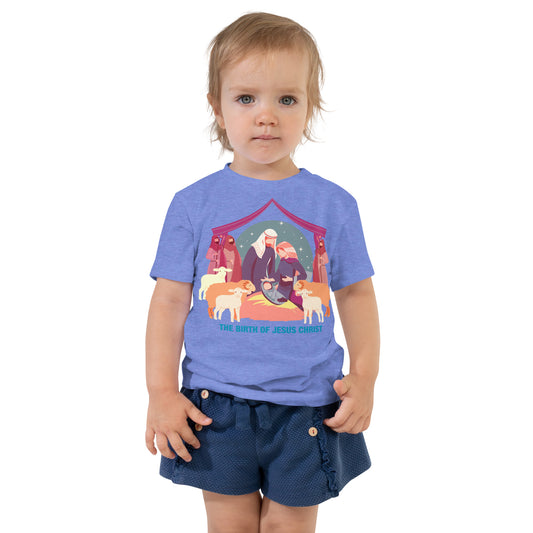 The Birth of Jesus Christ Toddler Short Sleeve Tee