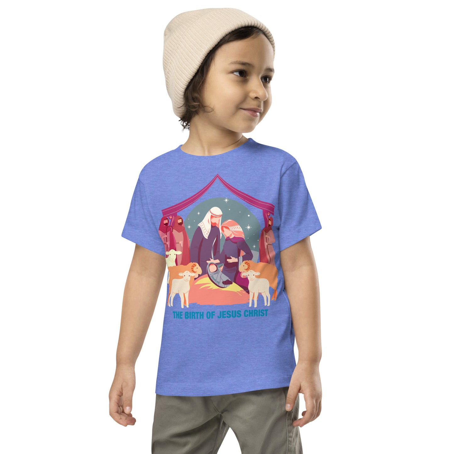 The Birth of Jesus Christ Toddler Short Sleeve Tee