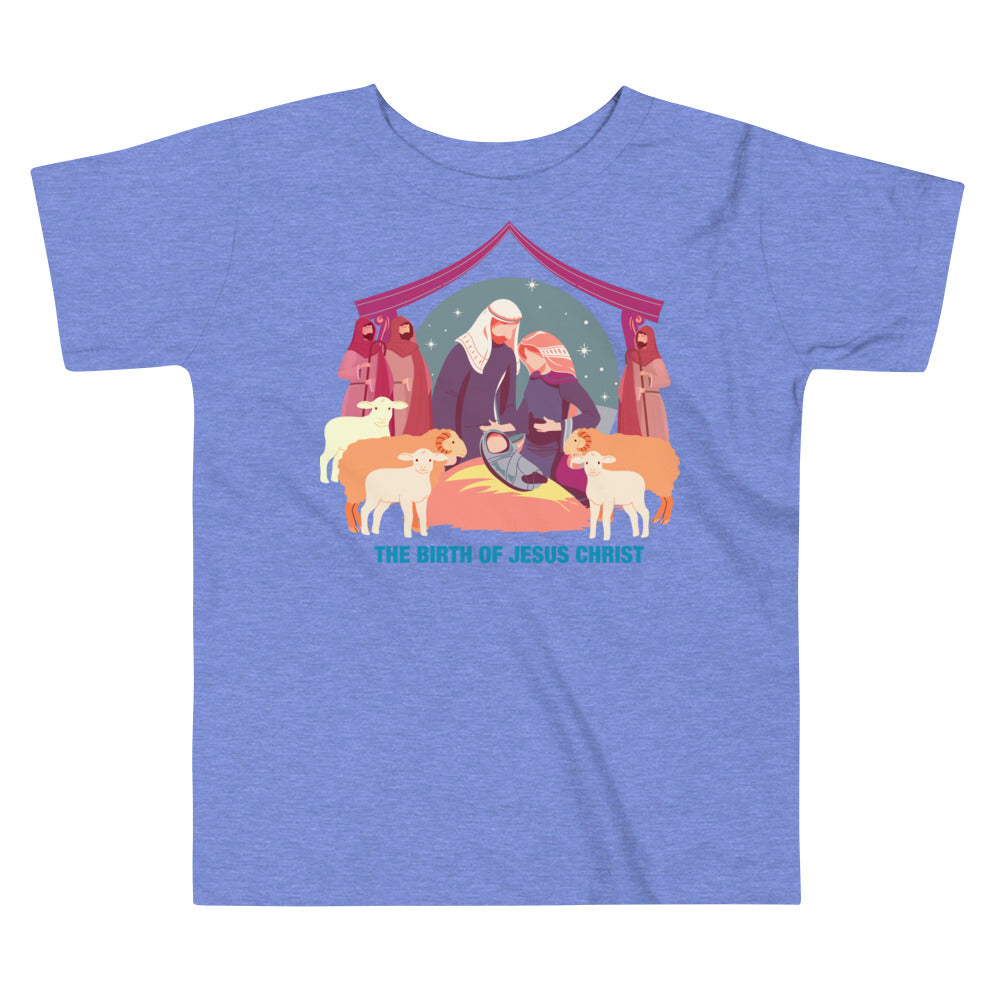 The Birth of Jesus Christ Toddler Short Sleeve Tee