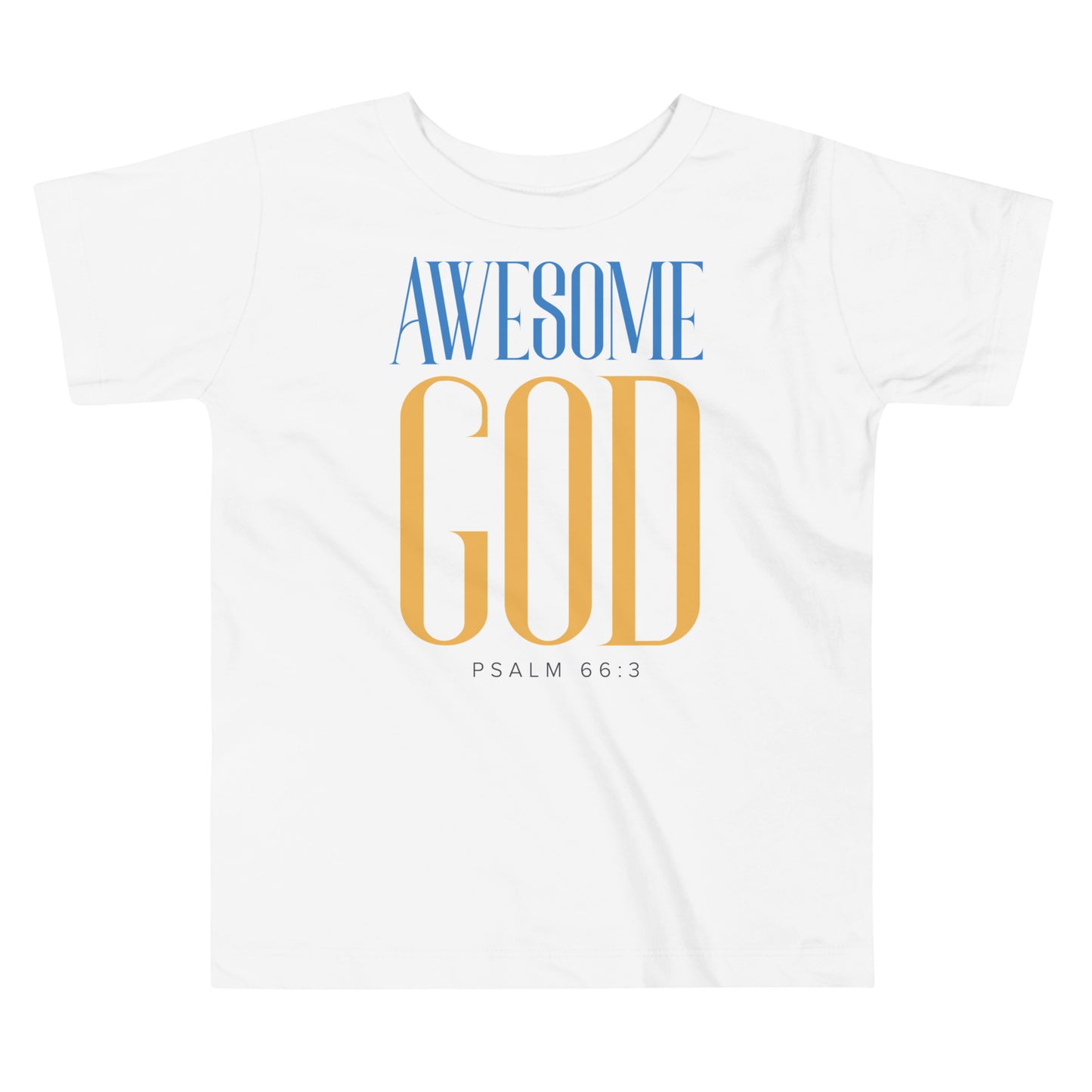 Awesome God Toddler Short Sleeve Tee