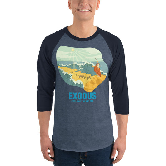 Exodus Men's 3/4 Sleeve Raglan Shirt