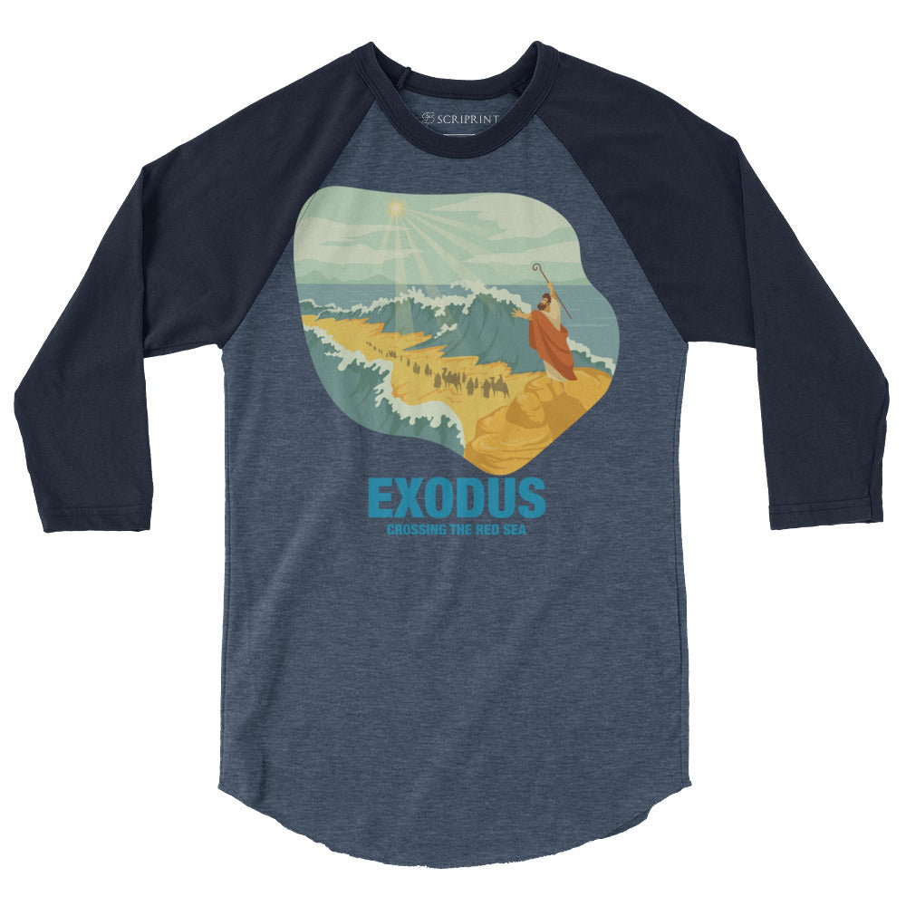 Exodus Men's 3/4 Sleeve Raglan Shirt