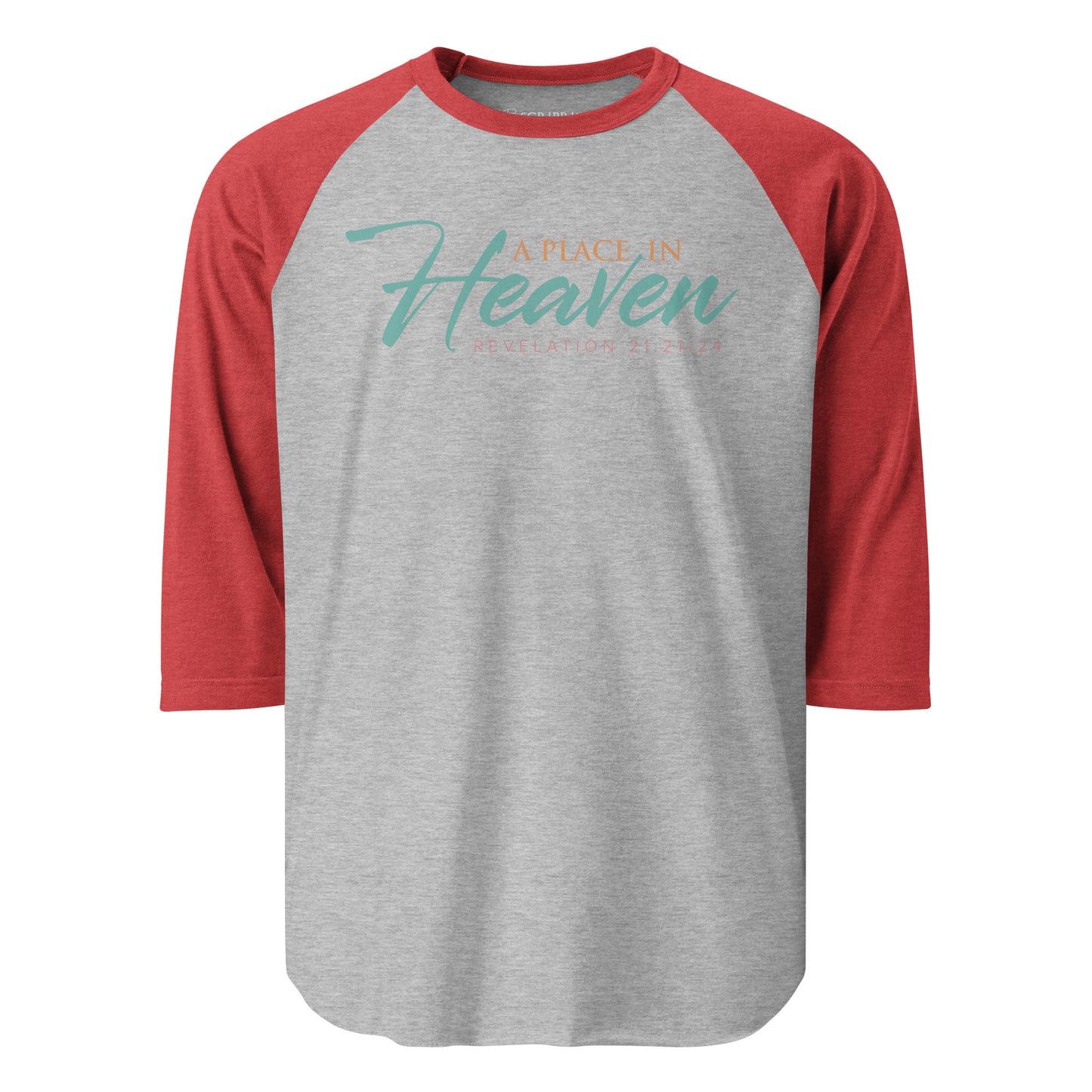 A Place in Heaven Men's 3/4 Sleeve Raglan Shirt
