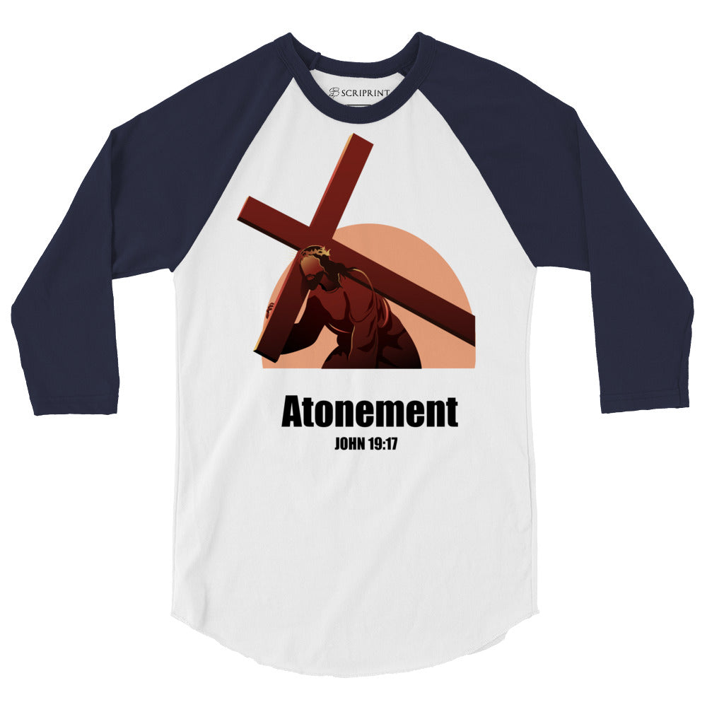 Atonement Men's 3/4 Sleeve Raglan Shirt