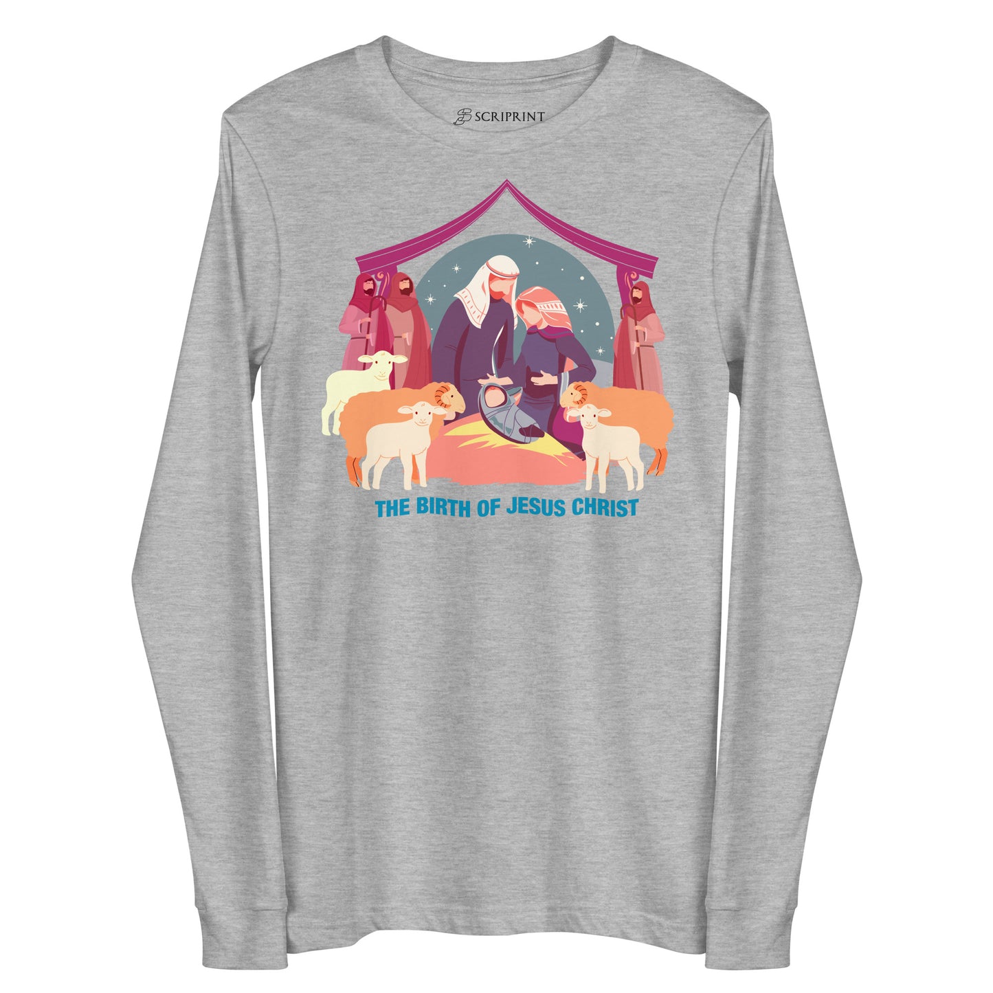 The Birth of Jesus Christ Women's Long Sleeve Tee