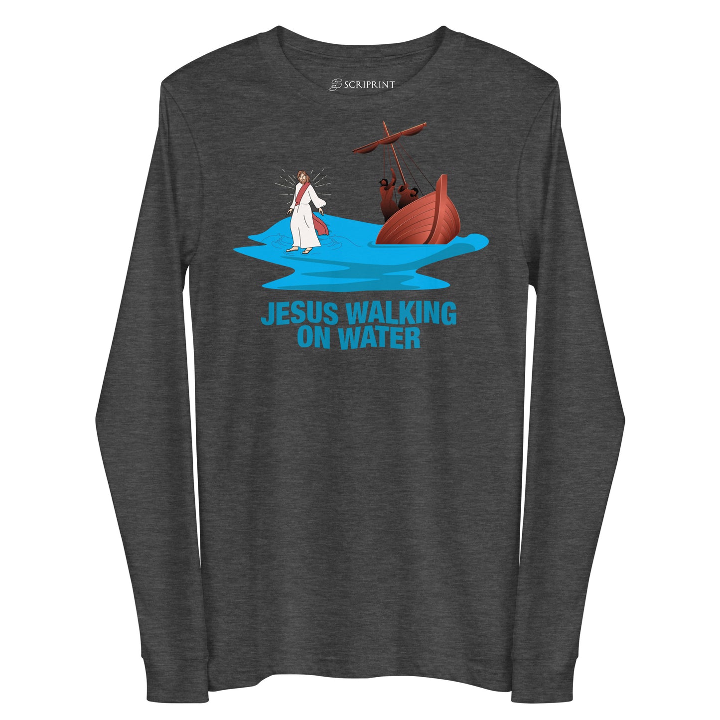 Jesus Walking on Water Women's Long Sleeve Tee