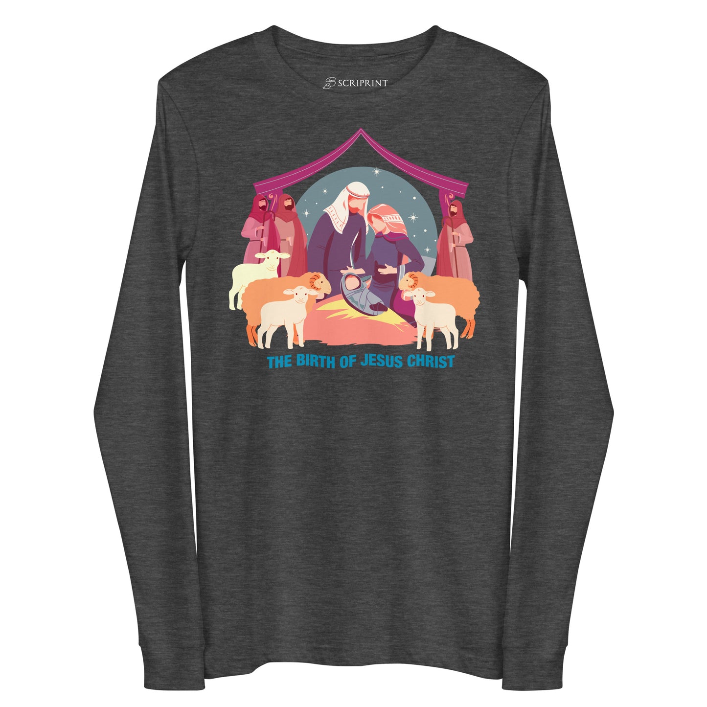 The Birth of Jesus Christ Women's Long Sleeve Tee
