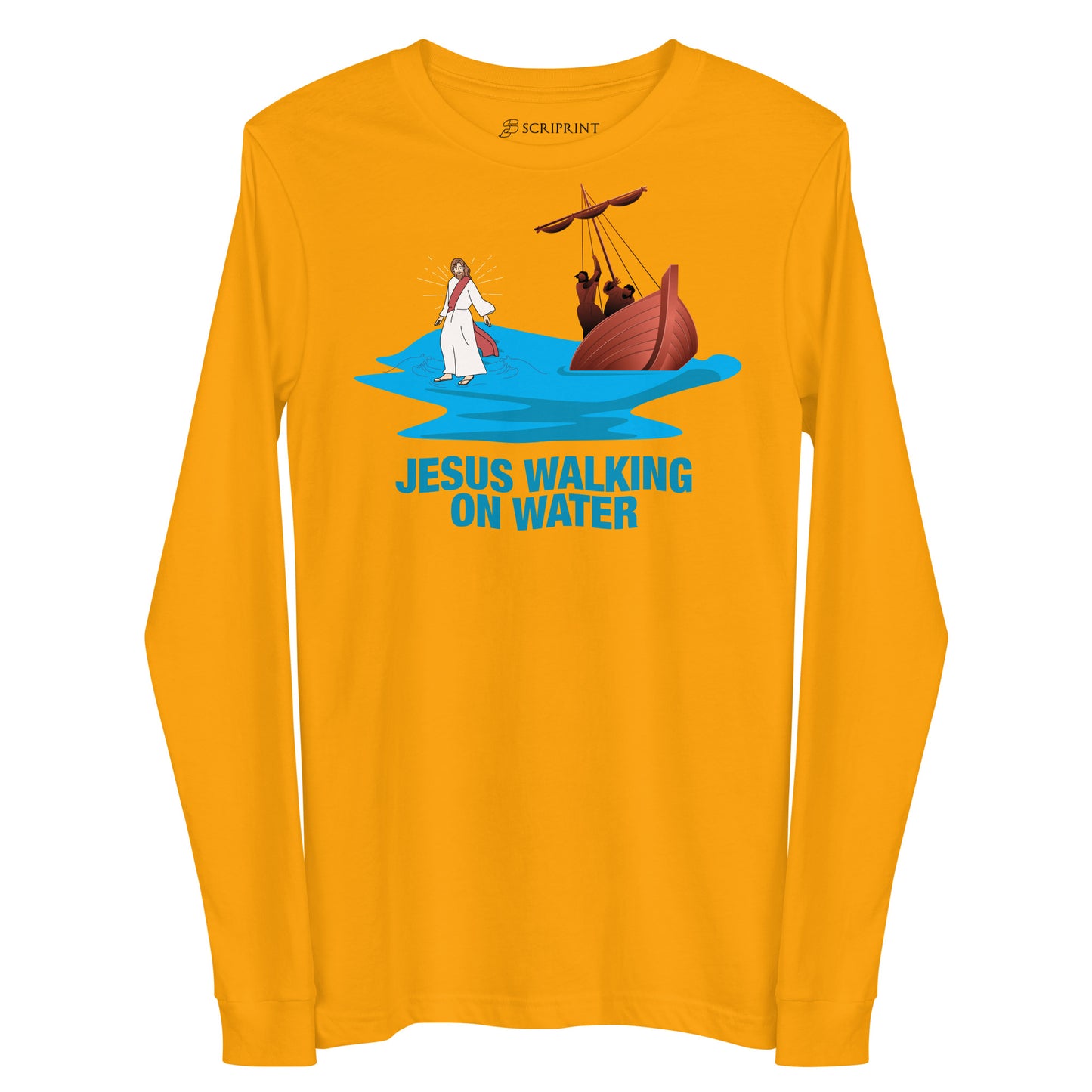 Jesus Walking on Water Women's Long Sleeve Tee