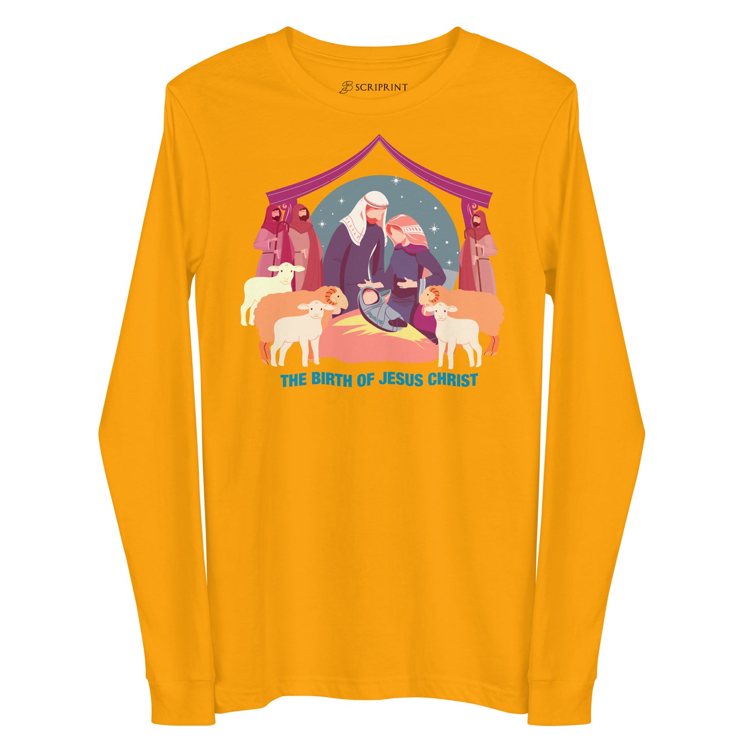 The Birth of Jesus Christ Women's Long Sleeve Tee