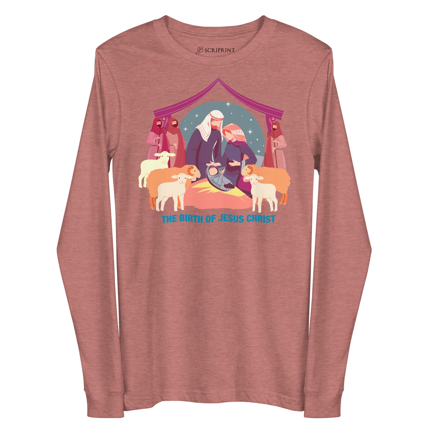 The Birth of Jesus Christ Women's Long Sleeve Tee