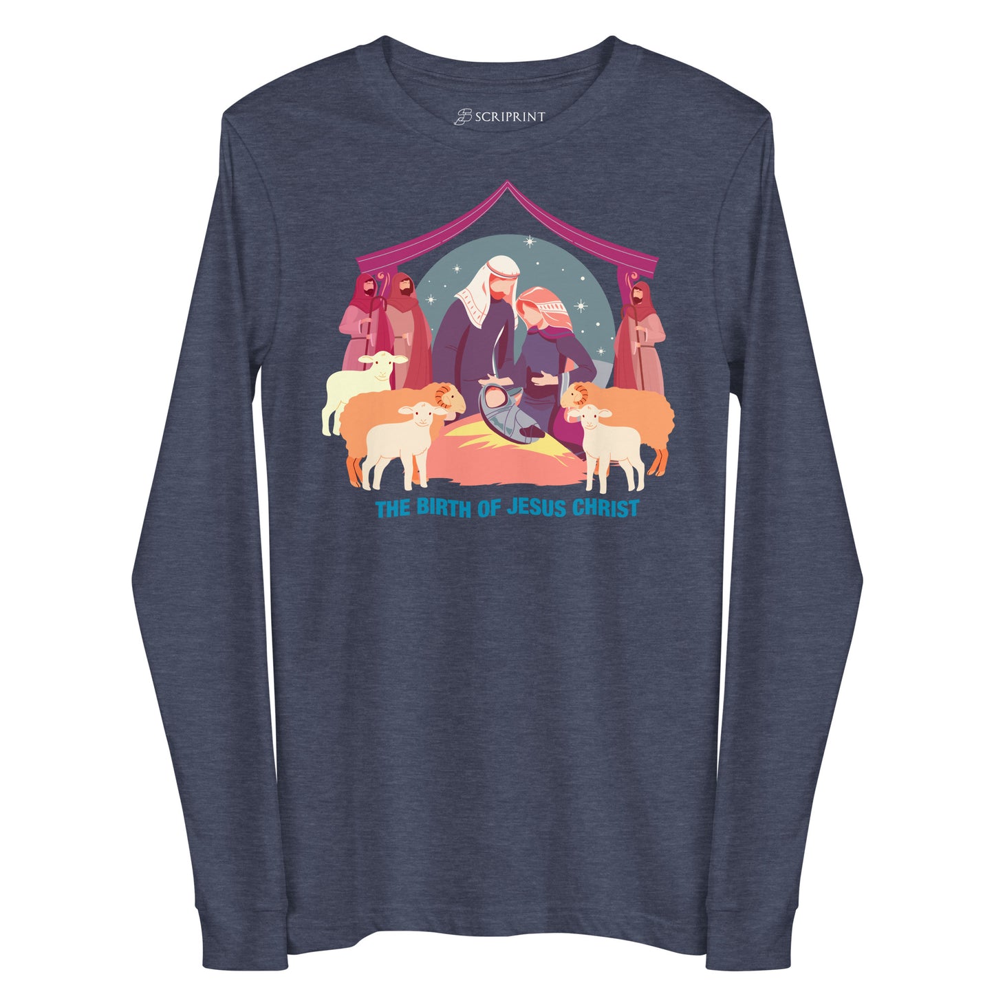 The Birth of Jesus Christ Women's Long Sleeve Tee