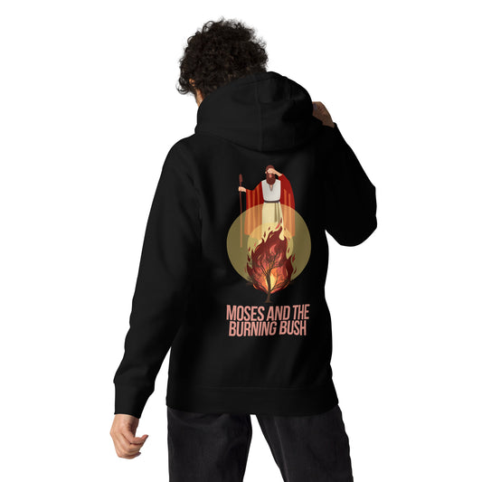 Moses and the Burning Bush Men's Hoodie