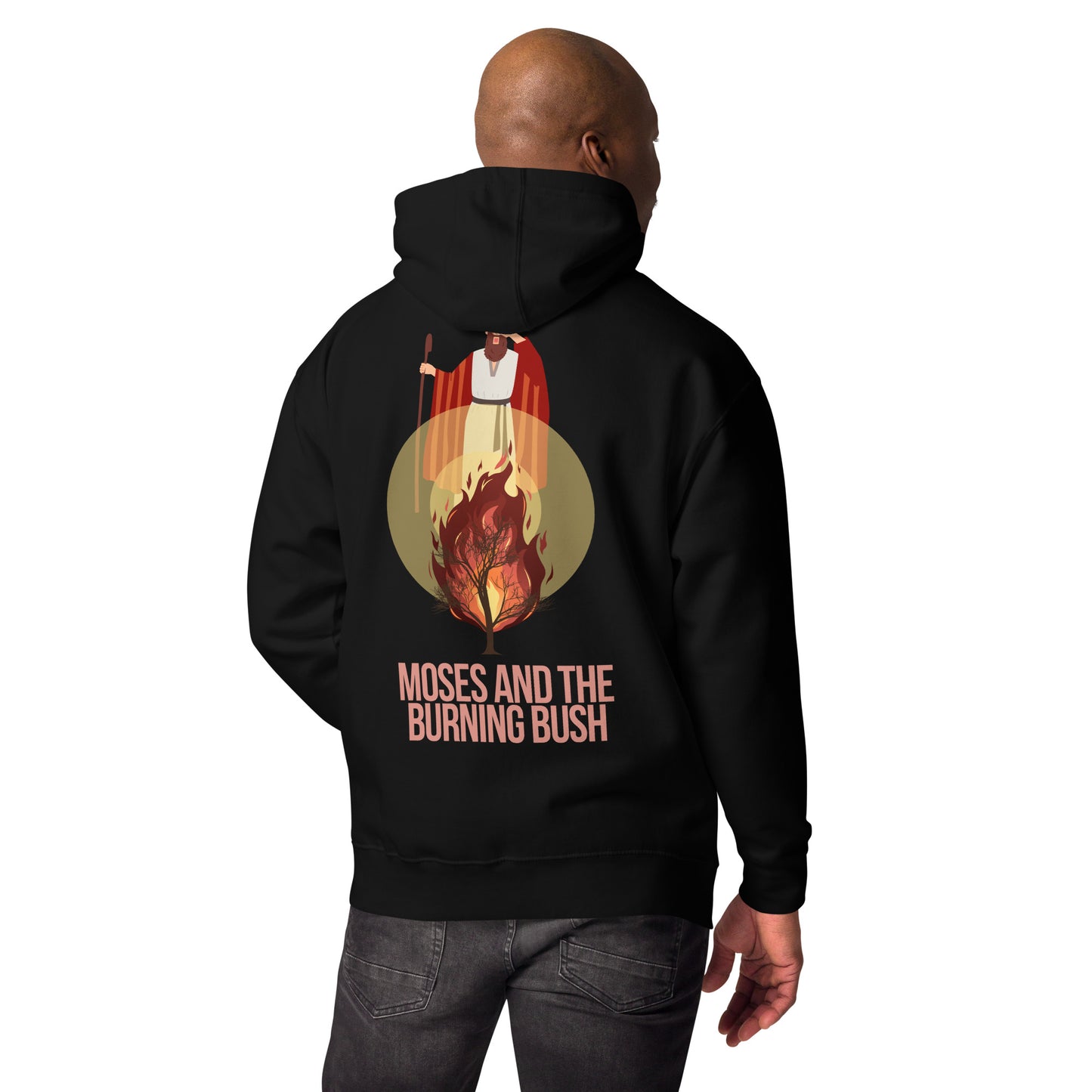 Moses and the Burning Bush Men's Hoodie