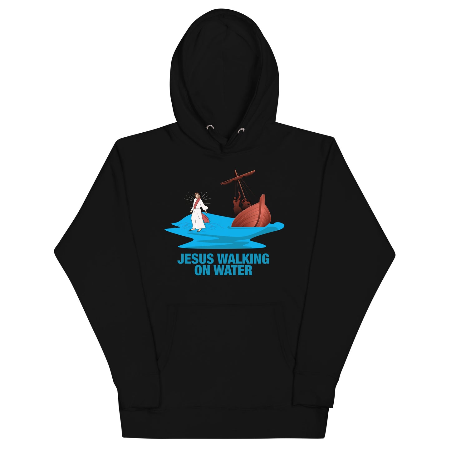 Jesus Walking on Water Men's Hoodie